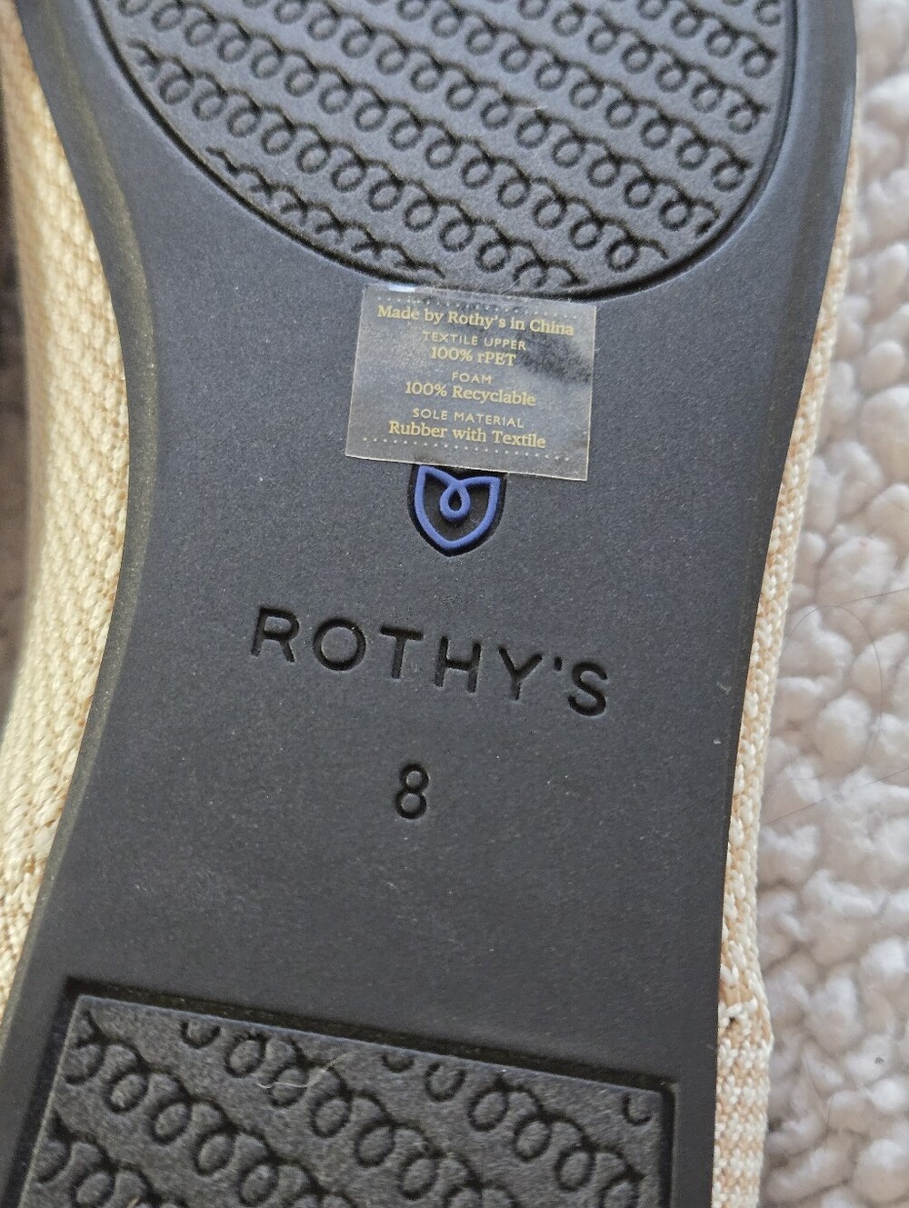 Rothy's The Square Tuxedo Flat - Picture 9 of 10